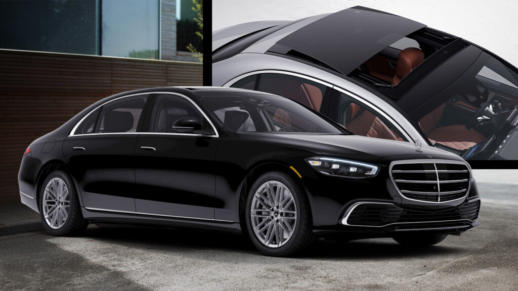  Mercedes Tells A Single S580 Owner That One Of Their Glass Roof Panels May Fly Away