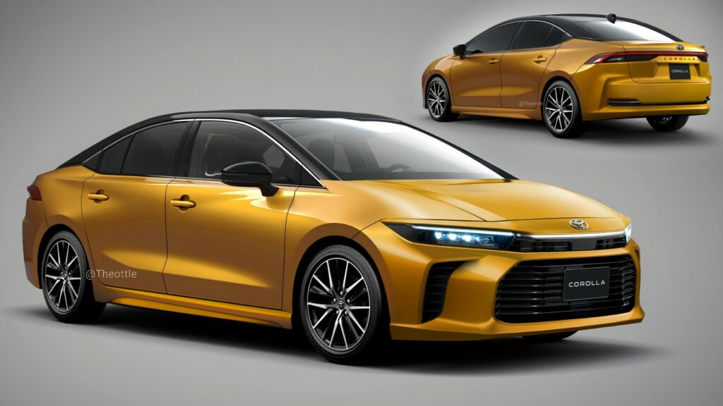  Next 2025 Toyota Corolla Envisioned With Upscale Styling By Independent Artist