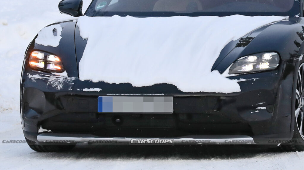  Facelifted Porsche Taycan Shows Off Its Trick New Matrix LED Headlights
