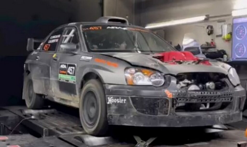  This Subaru WRX STI With A Ferrari V8 Is The Rally Car We Didn’t Know We Needed