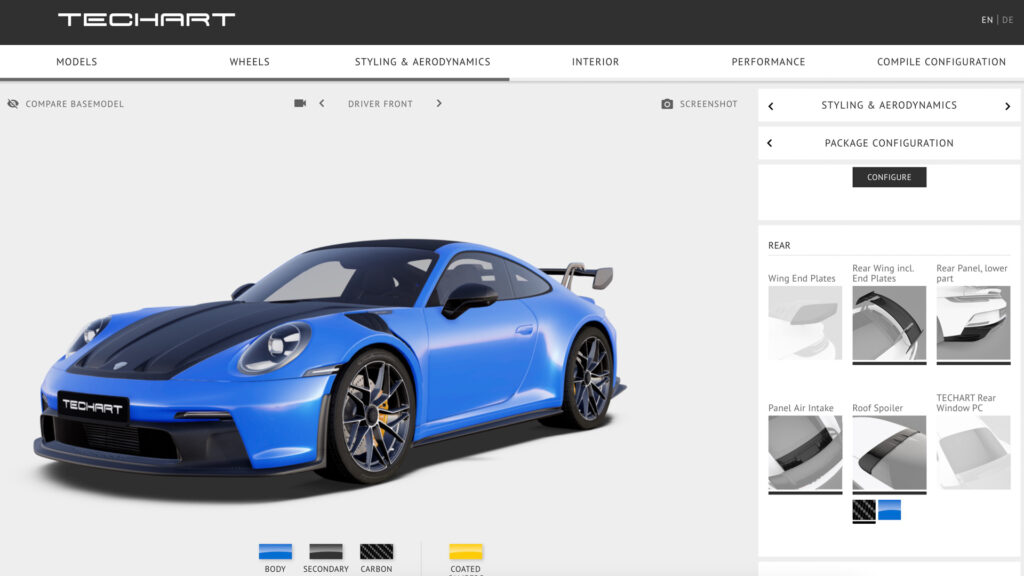  Techart’s Configurator Lets You Go Wild On The Porsche 911 GT3, 911 GTS And Panamera