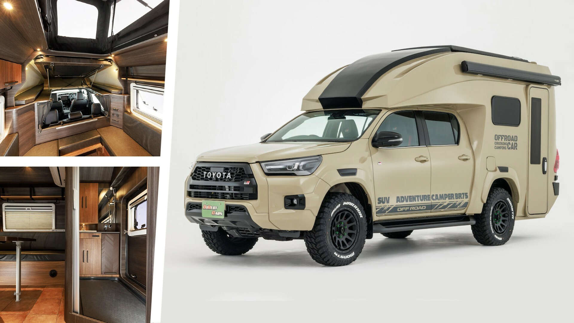 concept off-roader ALPHA CAMP brings campers' entire home outdoors