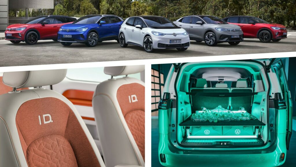  VW’s ID. Models Gain Recycled Plastic Inside Their Cabins
