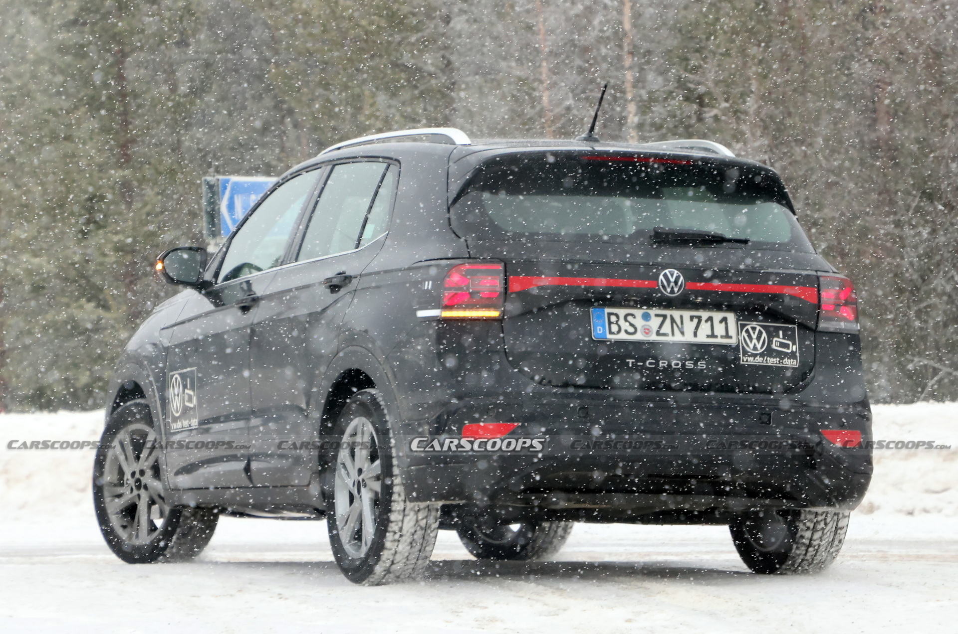 2024 VW T-Cross Facelift Makes Spy Debut With Deceptive Camo
