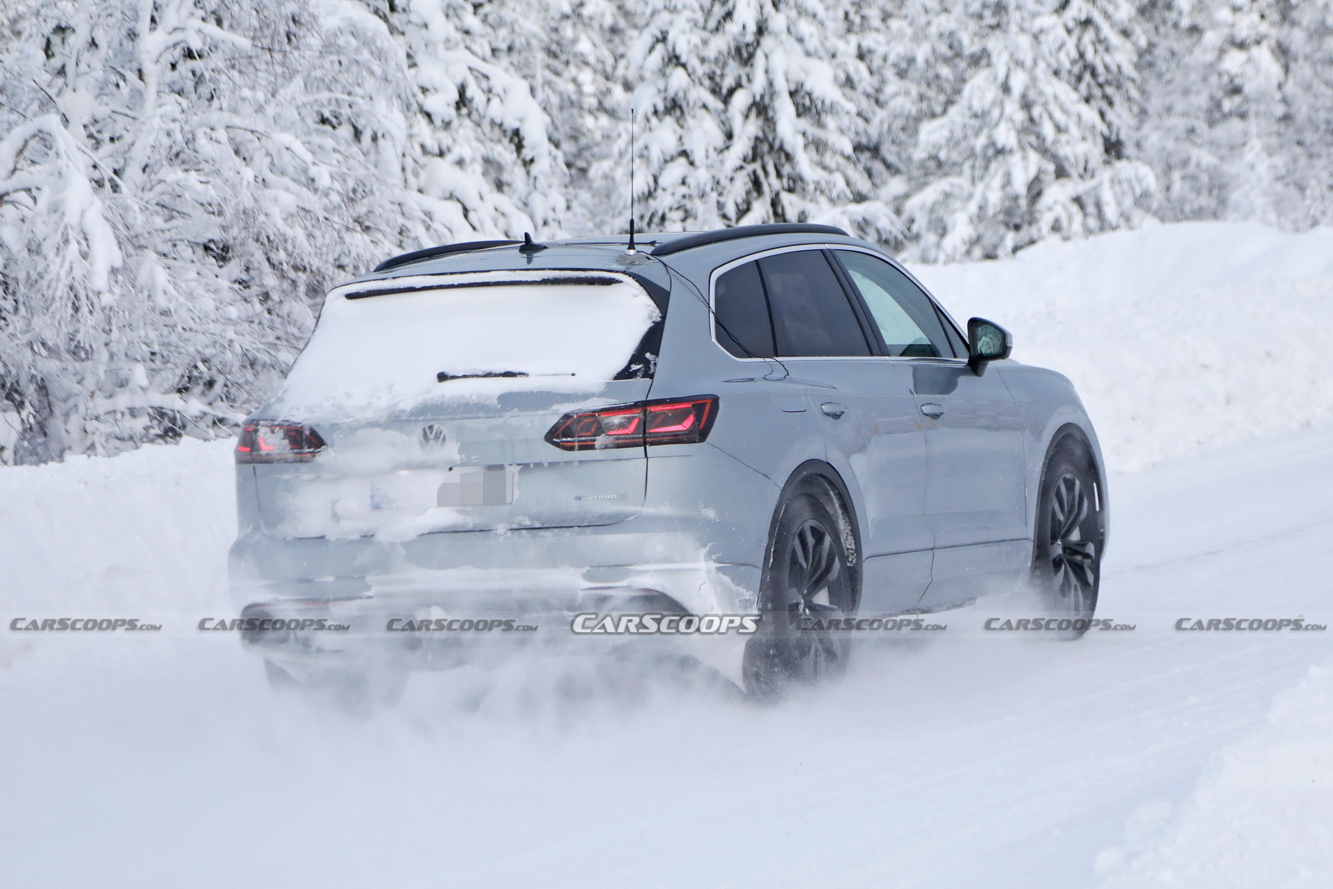  2024 VW Touareg Facelift Isn’t Fooling Anyone During Arctic Circle Bildidee 