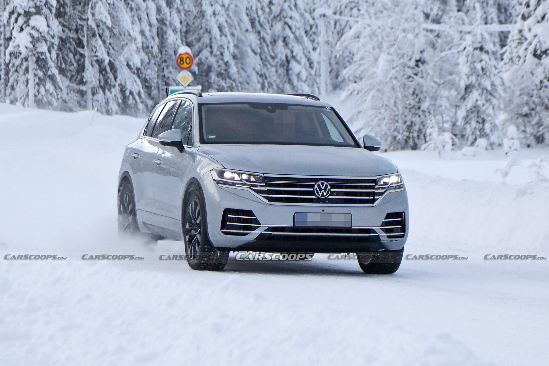  2024 VW Touareg Facelift Isn’t Fooling Anyone During Arctic Circle Motiv 