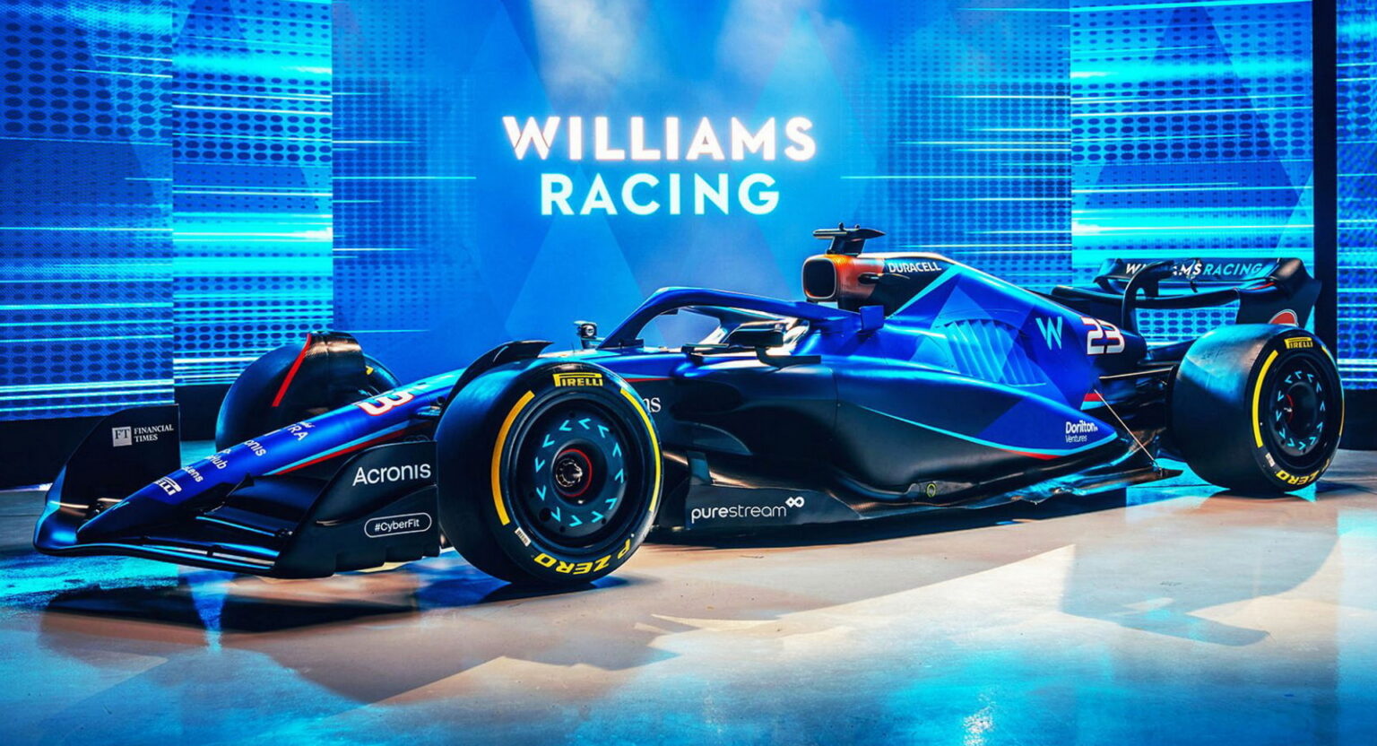 Williams Reveals A Familiar Livery For Their 2023 F1 Car, the FW45
