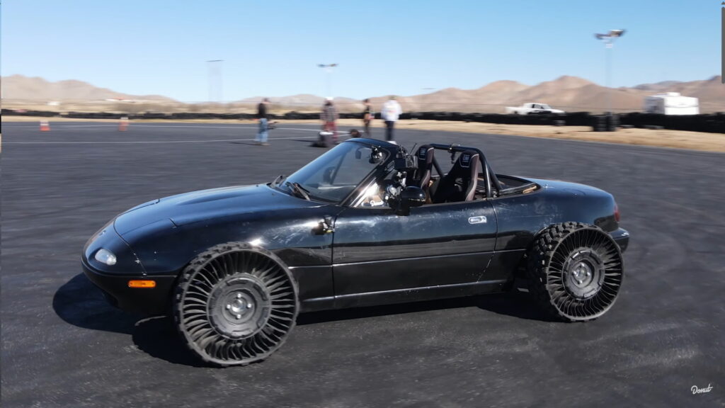  How Do 100-Year-Old Tires Compare To Michelin’s Futuristic Airless Tires On An MX-5?