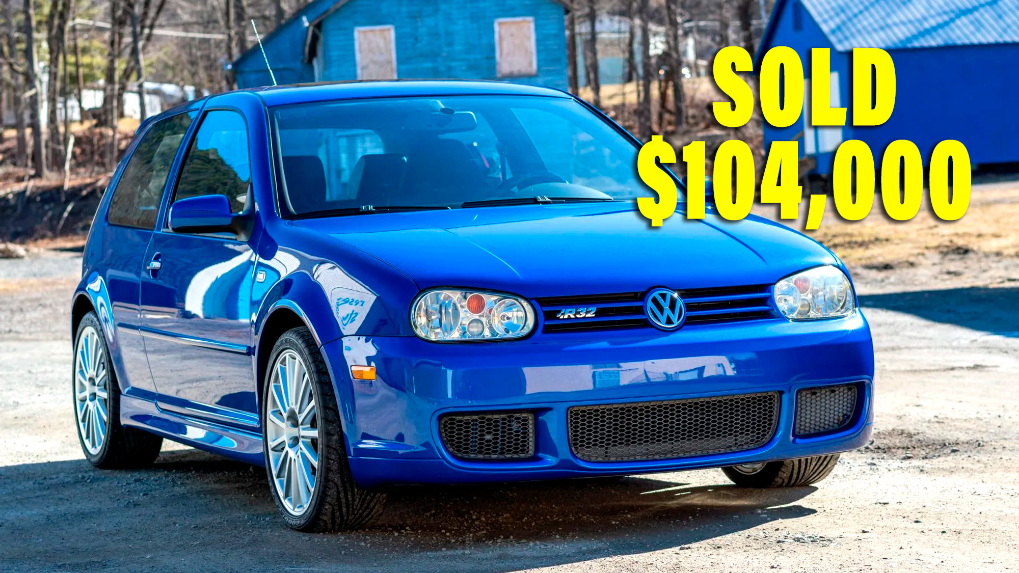 sector Tektonisch Omgekeerd Meet The $104K VW: 2004 Golf R32 With 97 Miles Finds New, Well-Heeled Owner  | Carscoops