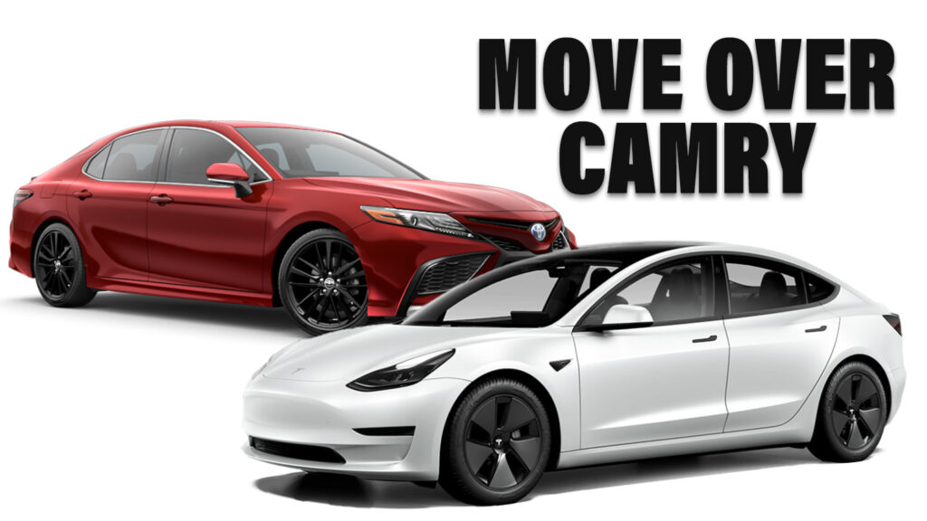  Tesla Model 3 Dominates California Sales Threatening Toyota Camry’s Crown