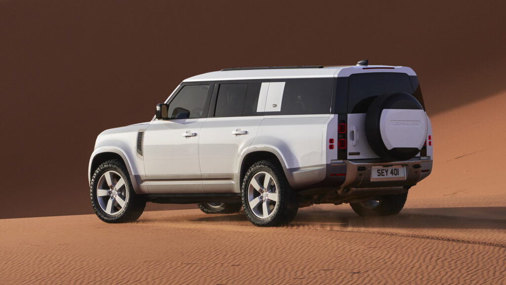 Don’t Put Your Child Seat In A Land Rover Defender 130’s Third Row, Recall Warns