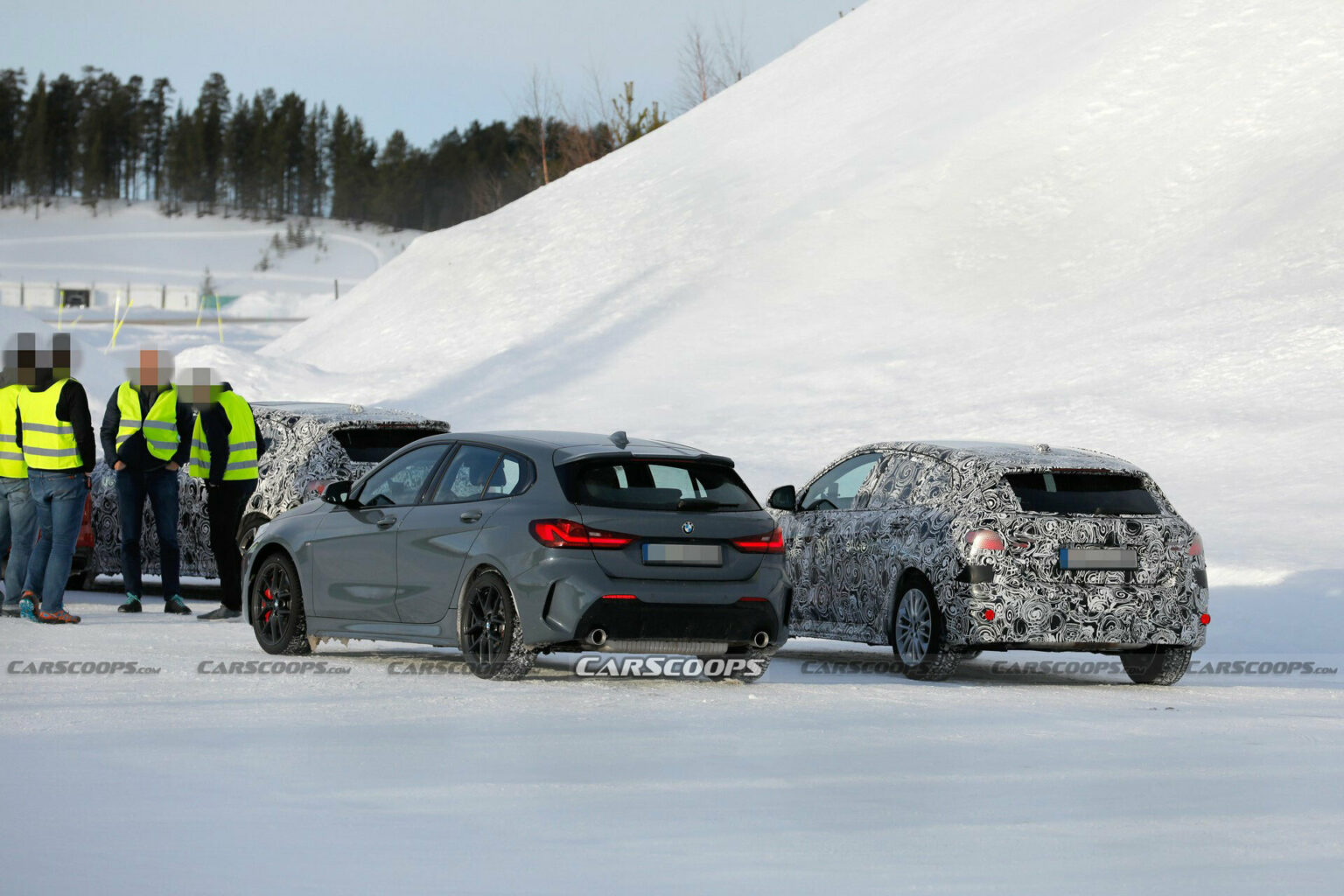 2025 BMW 1-Series Spied Alongside The Current Model | Carscoops