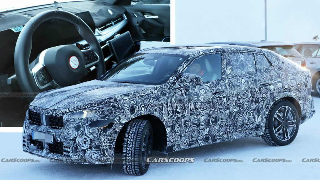  2024 BMW X2 Spied With A Classy, High-Tech Cabin