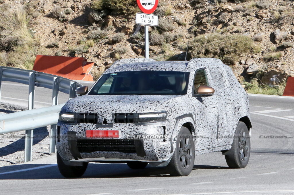 2024 Dacia Duster Shows Off Slim LEDs And Boxy Shape In Its Spy Debut