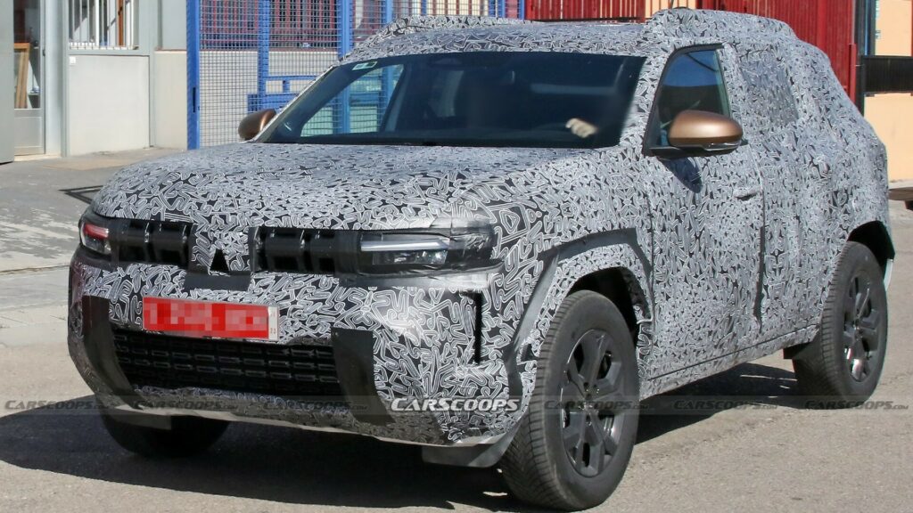 2024 Dacia Duster Shows Off Slim LEDs And Boxy Shape In Its Spy Debut