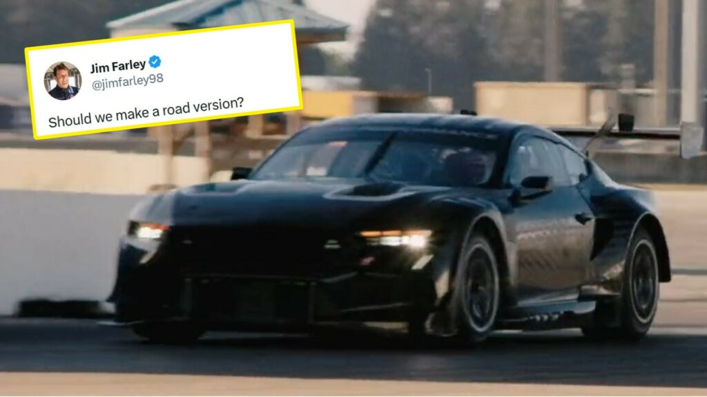  Ford CEO Asks If They Should Make A Road Version Of The 2024 Mustang GT3