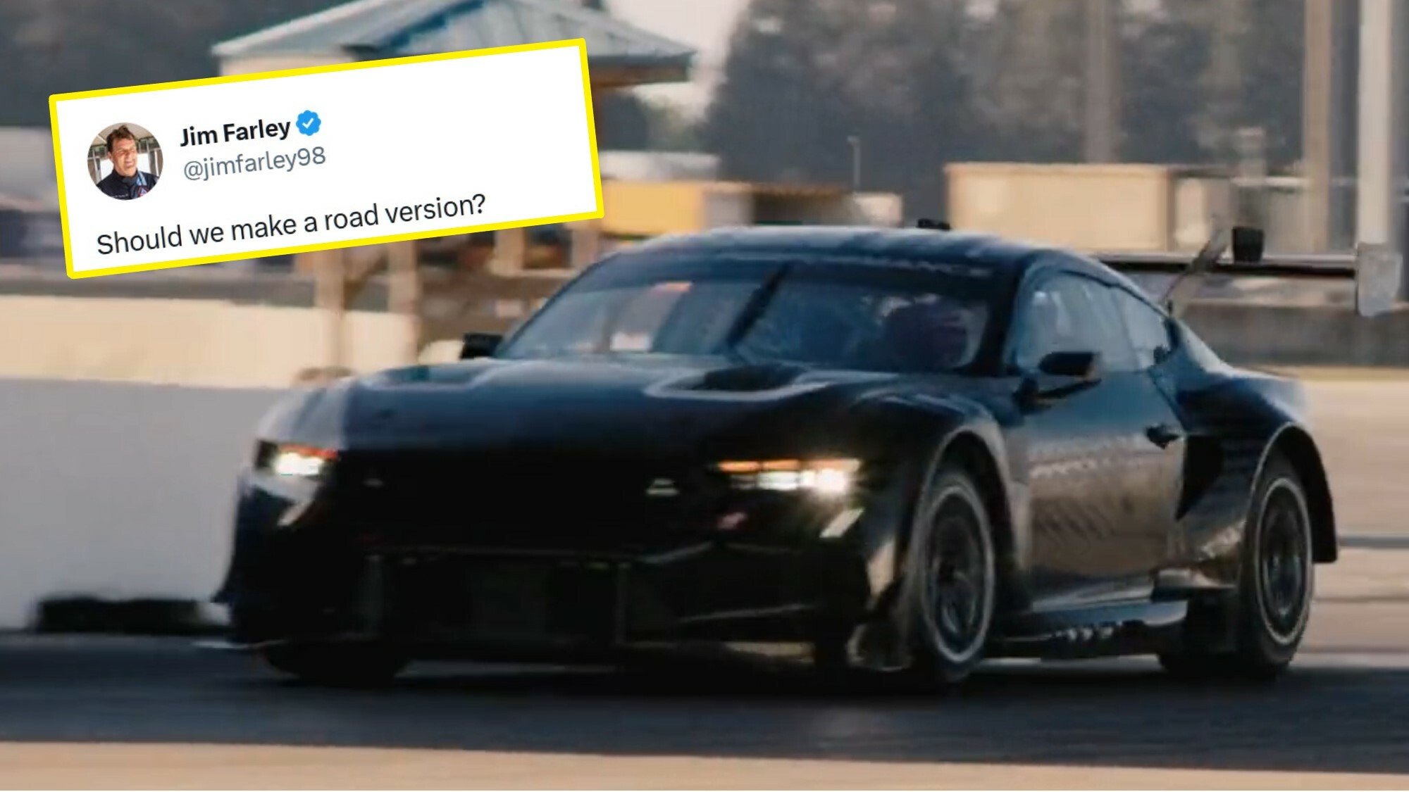 Ford CEO Asks If They Should Make A Road Version Of The 2024 Mustang GT3 |  Carscoops