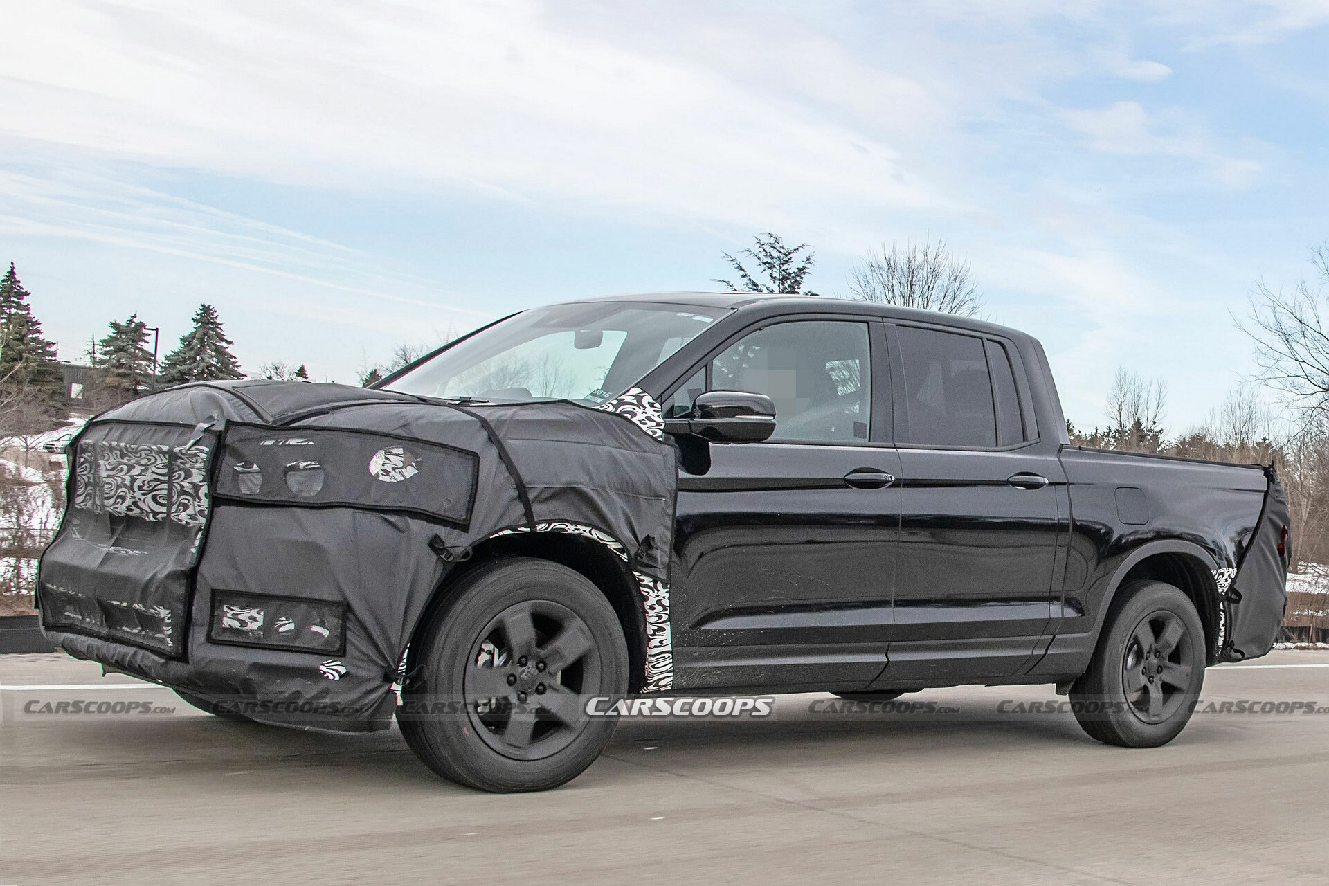 2024 Honda Ridgeline Spied, Looks Set To Receive A Facelift | Carscoops