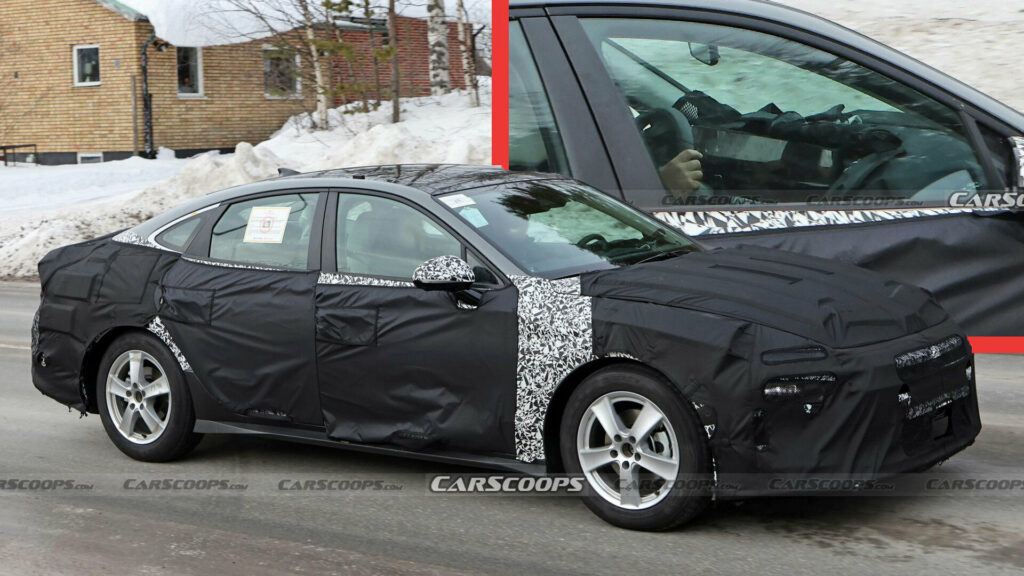  2024 Hyundai Sonata Spied With AWD And New Widescreen Display