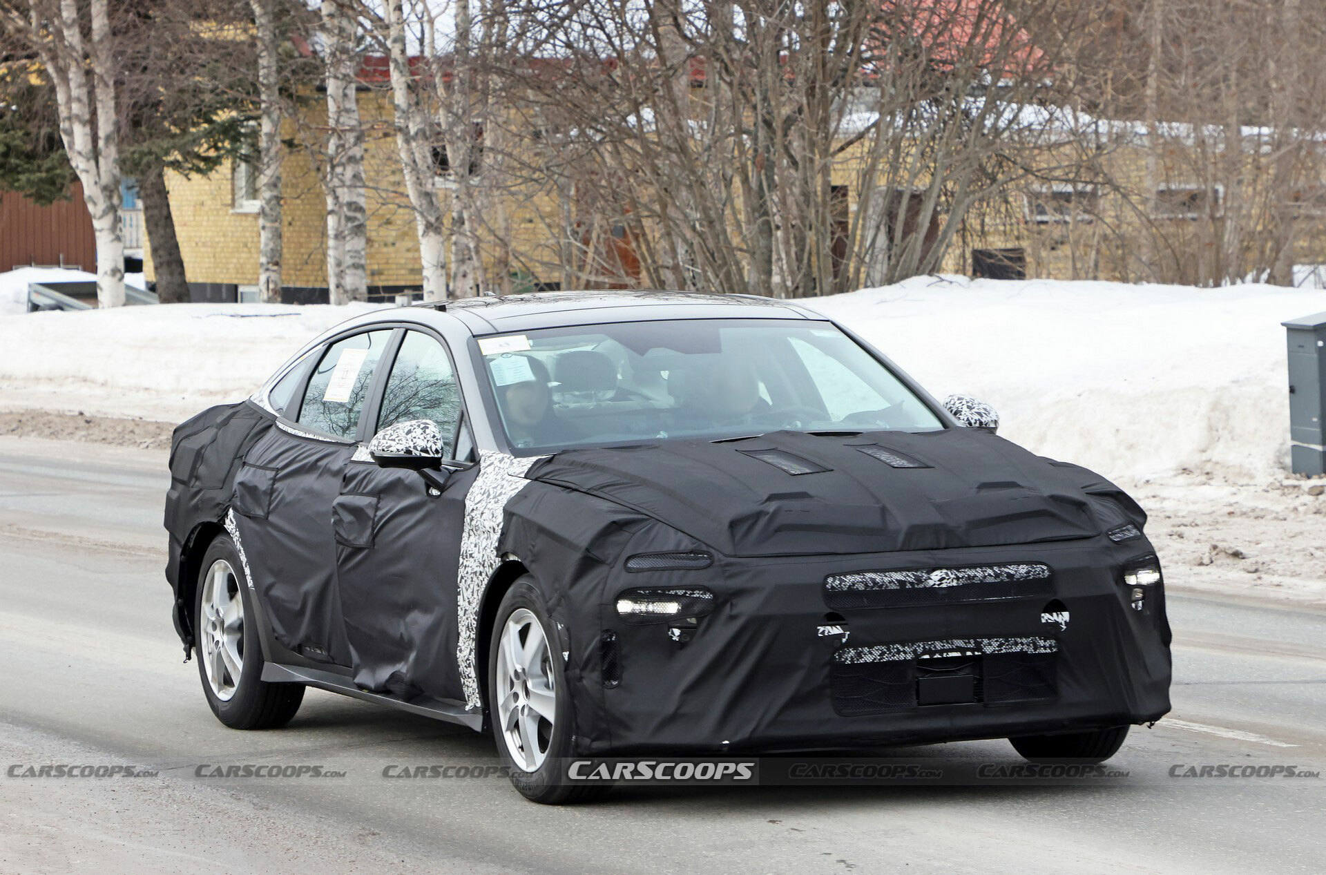2024 Hyundai Sonata Spied With AWD And New Widescreen Display | Carscoops