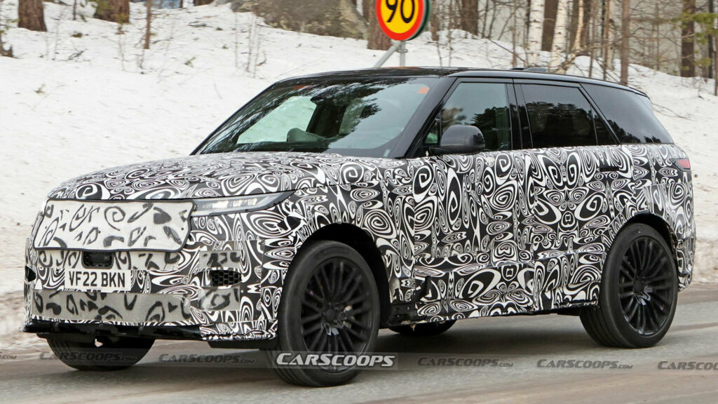  2024 Range Rover Sport SVR Spied, Could Be Packing Twin-Turbo BMW V8