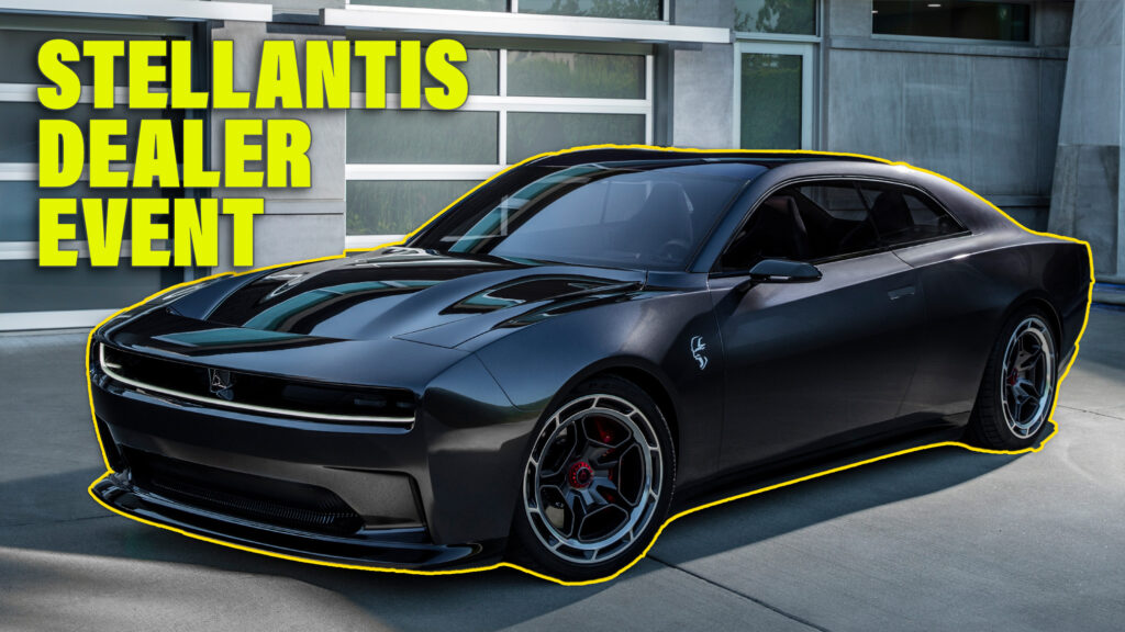 Inside Stellantis Dealer Event: Alleged Plans For 4-Door Dodge Daytona Charger, Wagoneer EV And More