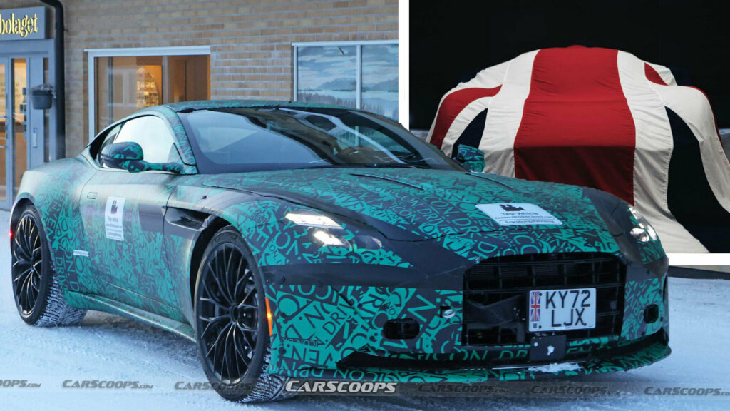  Aston Martin DB12 Teased And Spied, Will Debut Later This Year