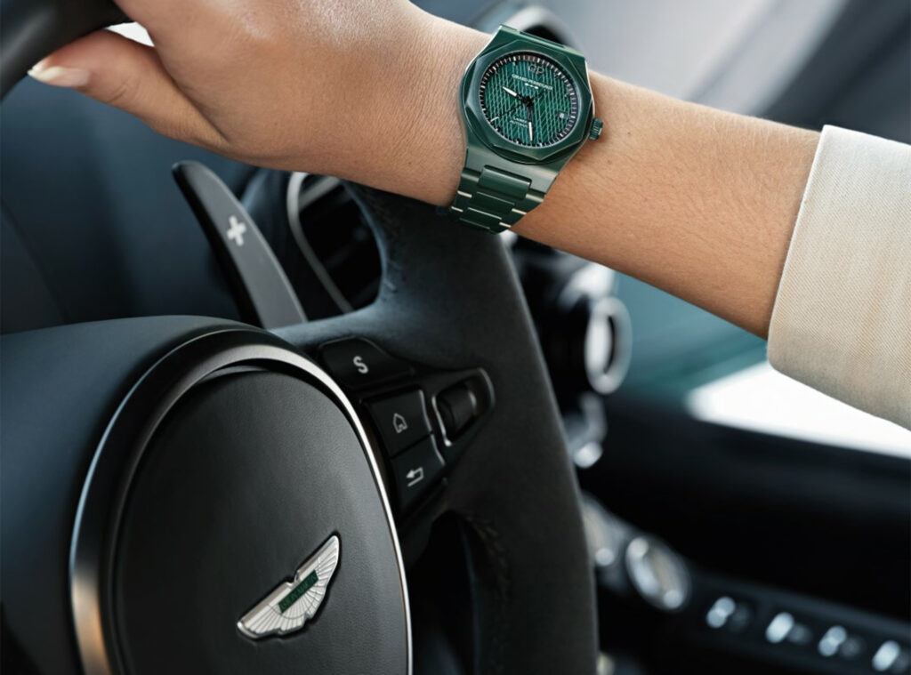     Ceramic Green dominates the latest watch from Aston Martin