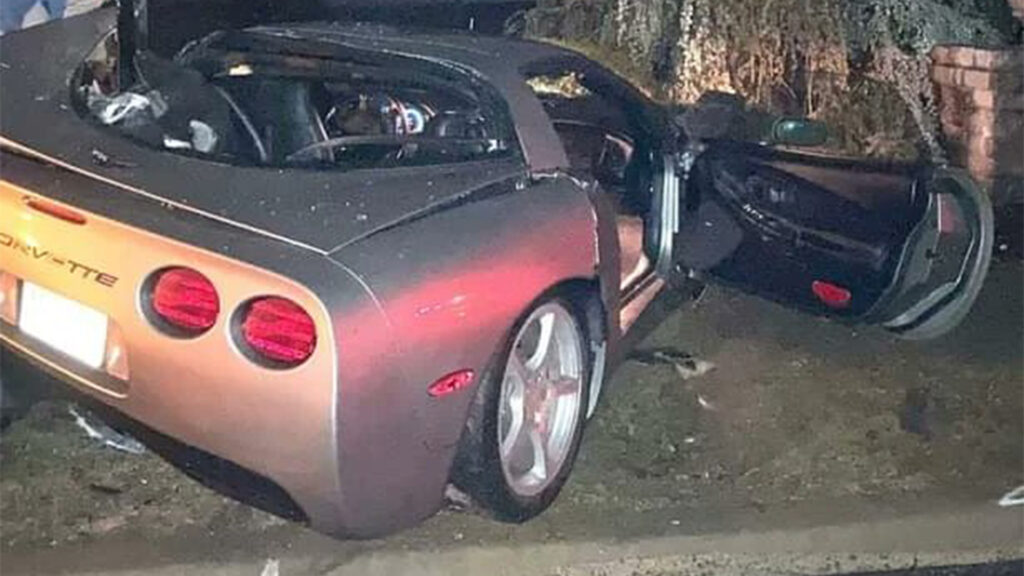  17-Year-Old Teen Destroys Parents’ Corvette After Taking It For A Joyride