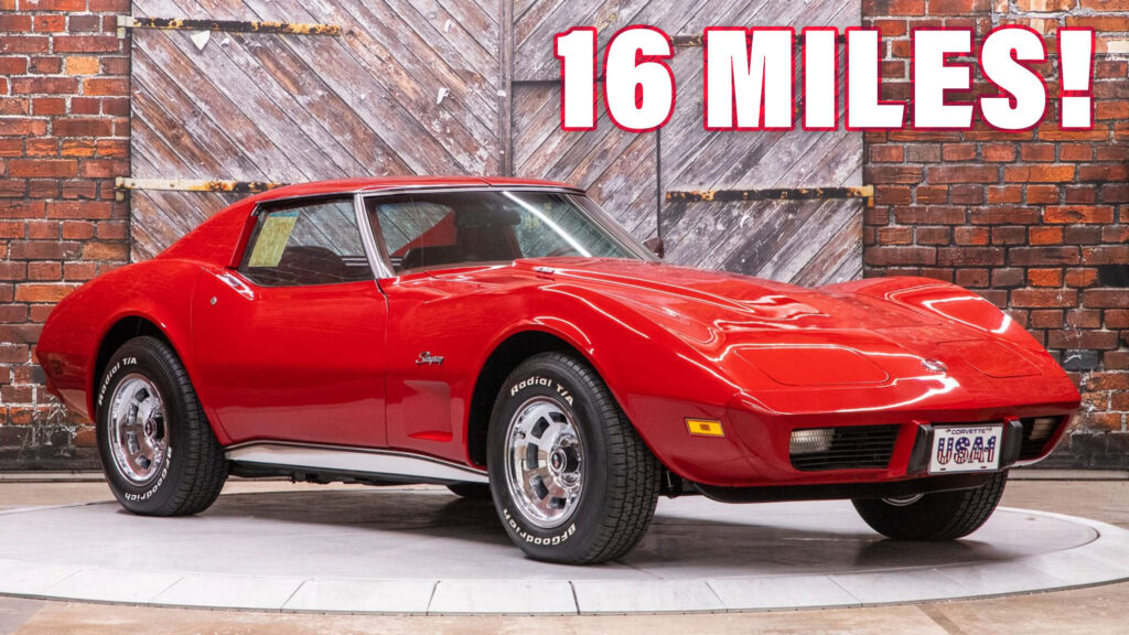  16-Mile 1976 Corvette Is An Unused Slice Of Malaise Muscle 