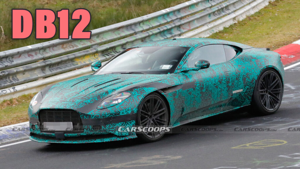  2024 Aston Martin DB12 Prototype Gets Put Through The ’Ringer