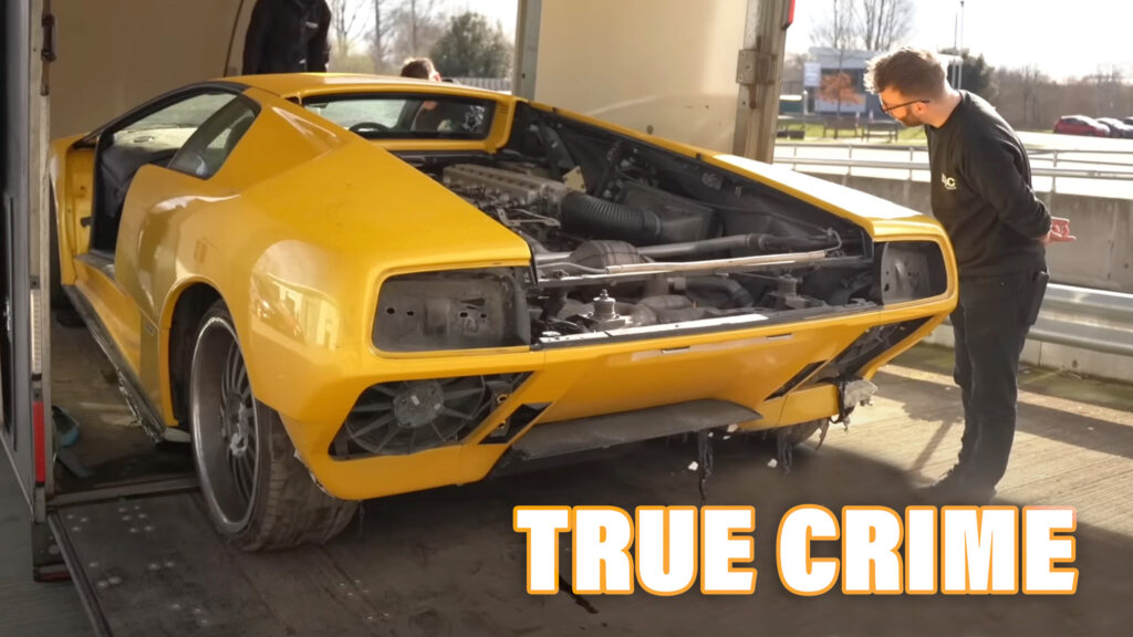  Thieves Stole, Then Abandoned, This $300,000 Lamborghini Diablo