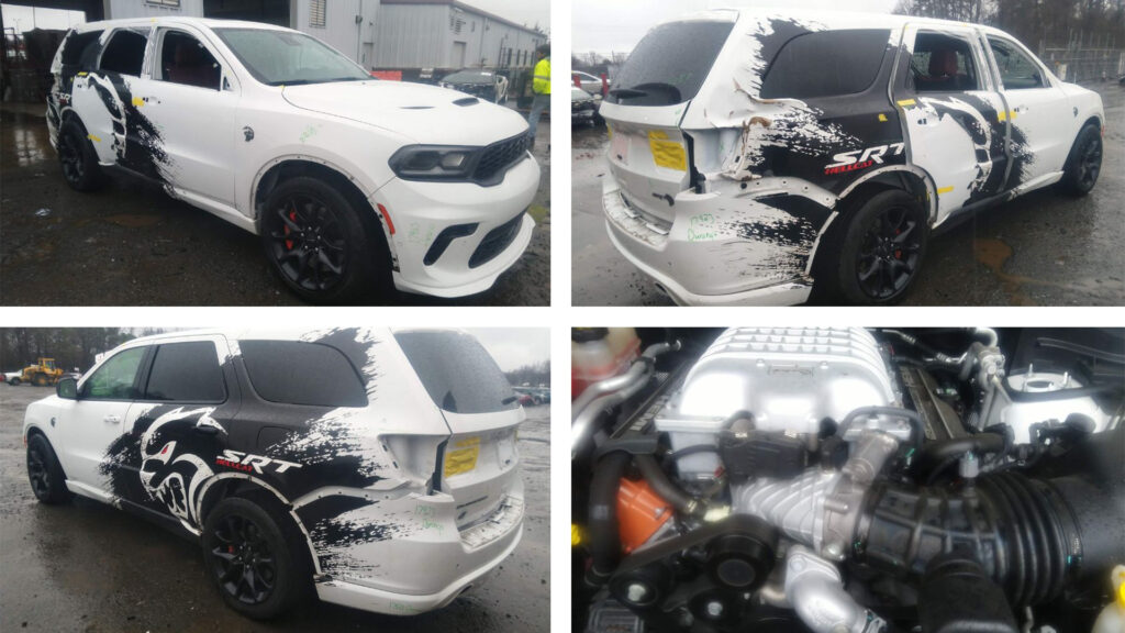 Is This Salvage 2021 Dodge Durango SRT Hellcat Worth Saving Or A Hard Pass?