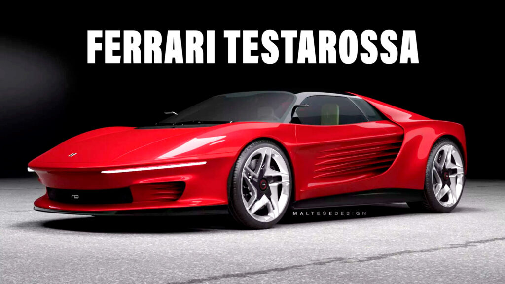  What If Ferrari Made A Modern Day Testarossa Hommage Based On The SF90?