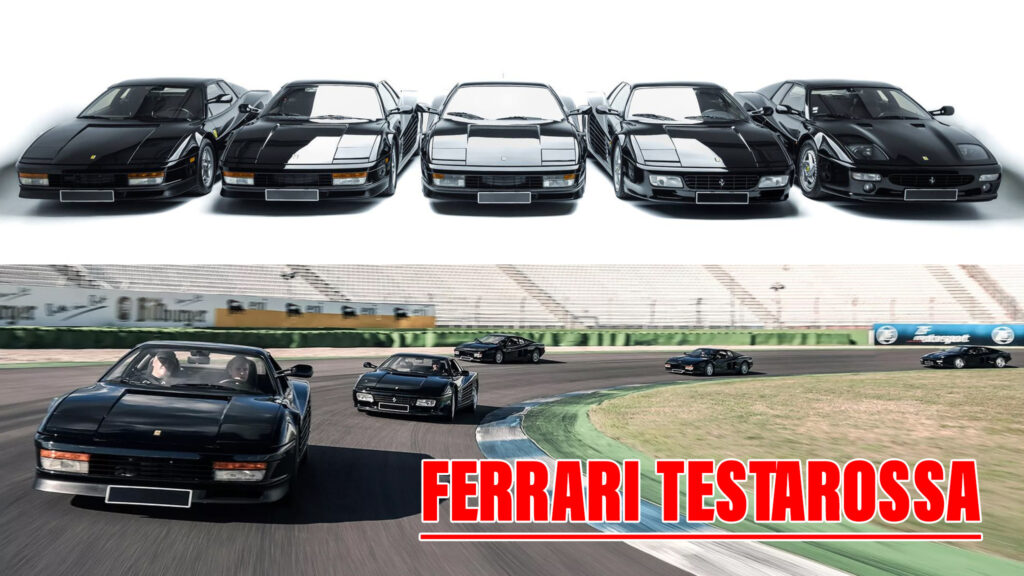  Celebrate The Ferrari Testarossa With Stunning Collection Of Five ‘Black On Black’ Examples