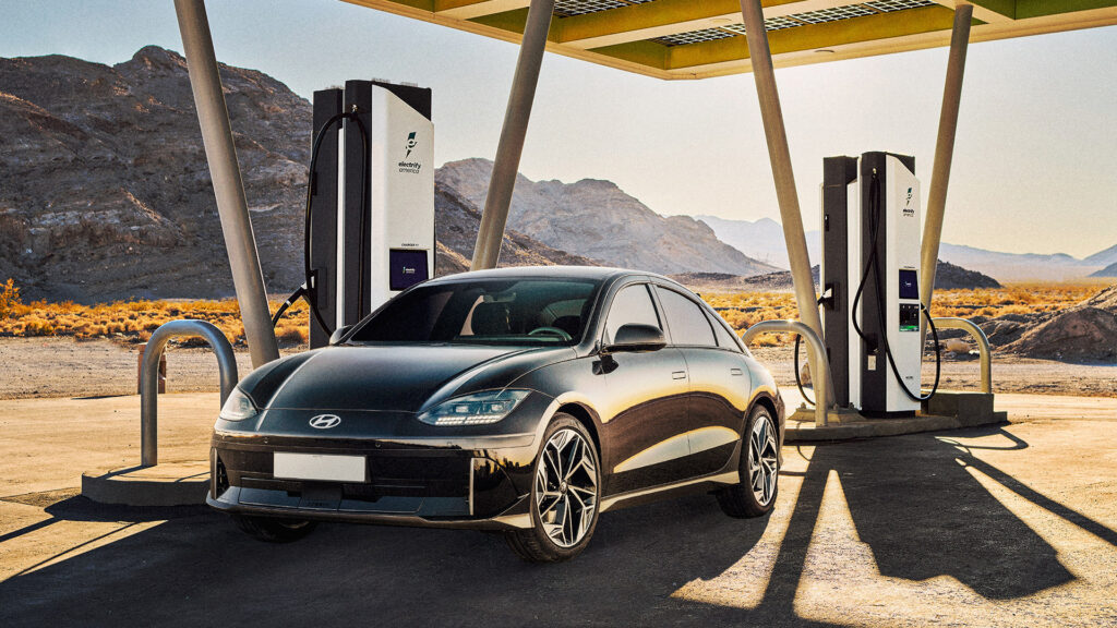  Hyundai Ioniq 6 Buyers To Get 2 Years Of Free Electrify America Charging