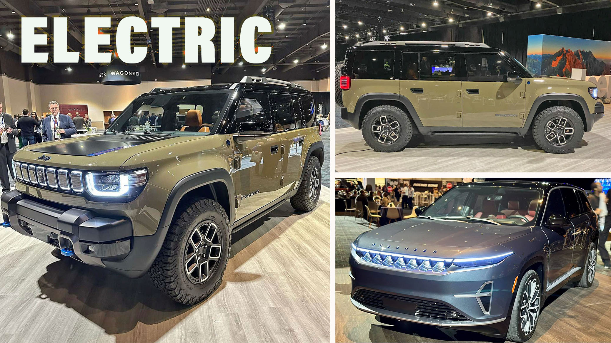 2024 Jeep Wagoneer EV And Recon Electric Off-Roader Revealed At Stellantis  Dealer Event