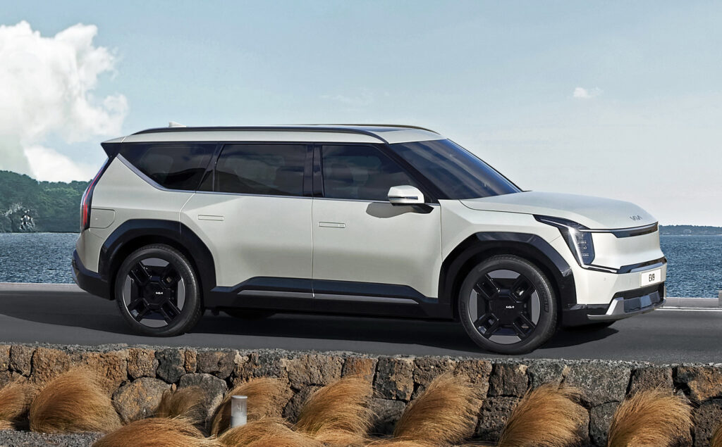  2024 Kia EV9 SUV Debuts With Concept Looks, Swiveling Seats And 3rd Row