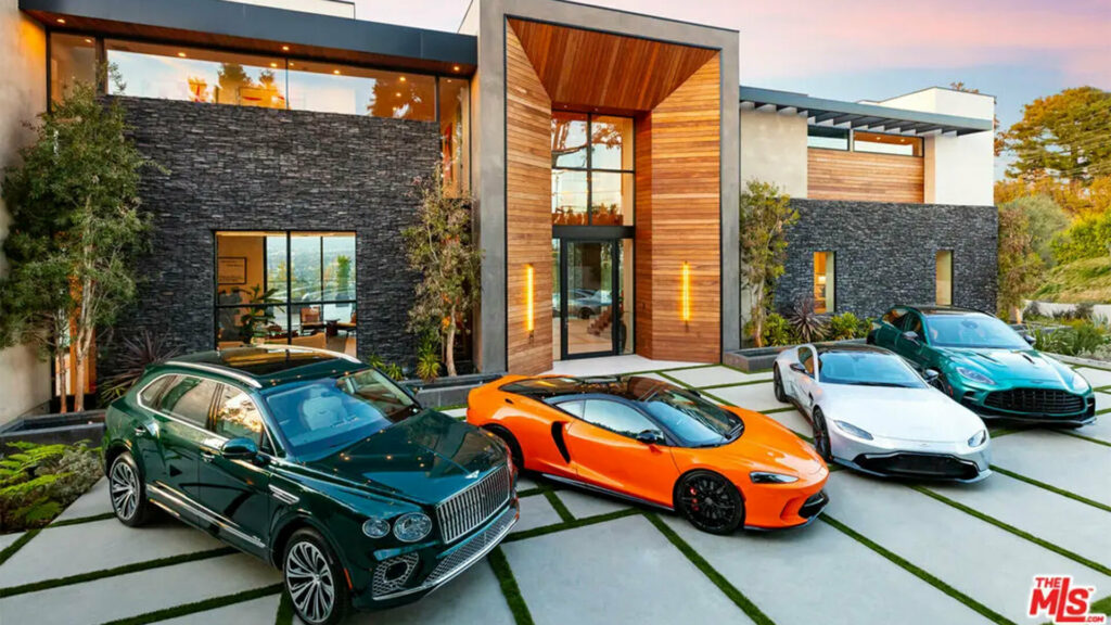  Spend $16 Million On This LA Mansion And Get A Free Aston, Bentley, Or McLaren