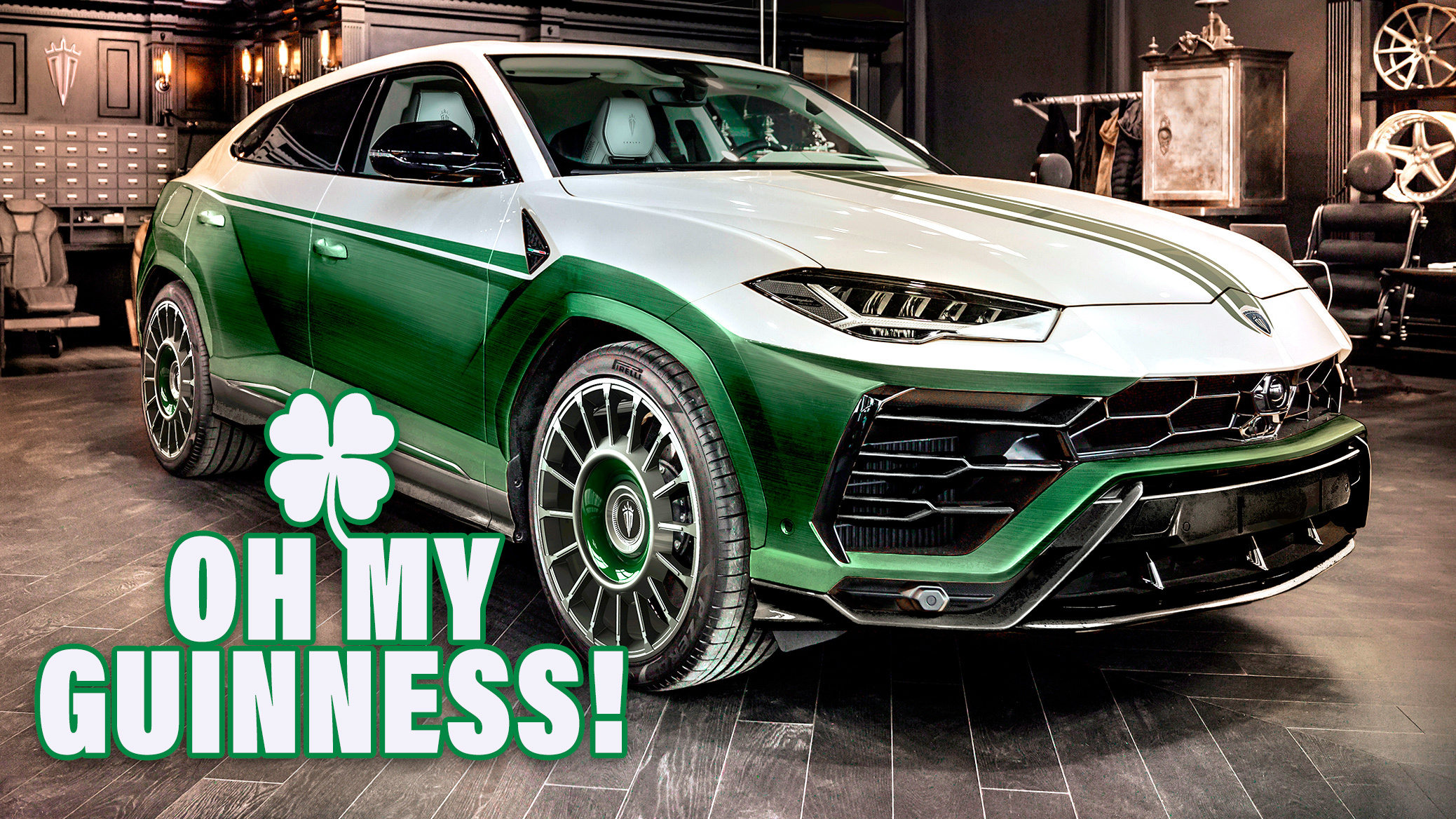 You'll Need The Luck Of The Irish To Get Into Carlex's Bespoke Green Lamborghini Urus | Carscoops