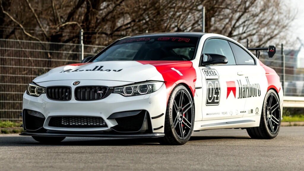  Manhart’s BMW M4 DTM Champion Edition Gets Marlboro Livery And Boost To 698 HP