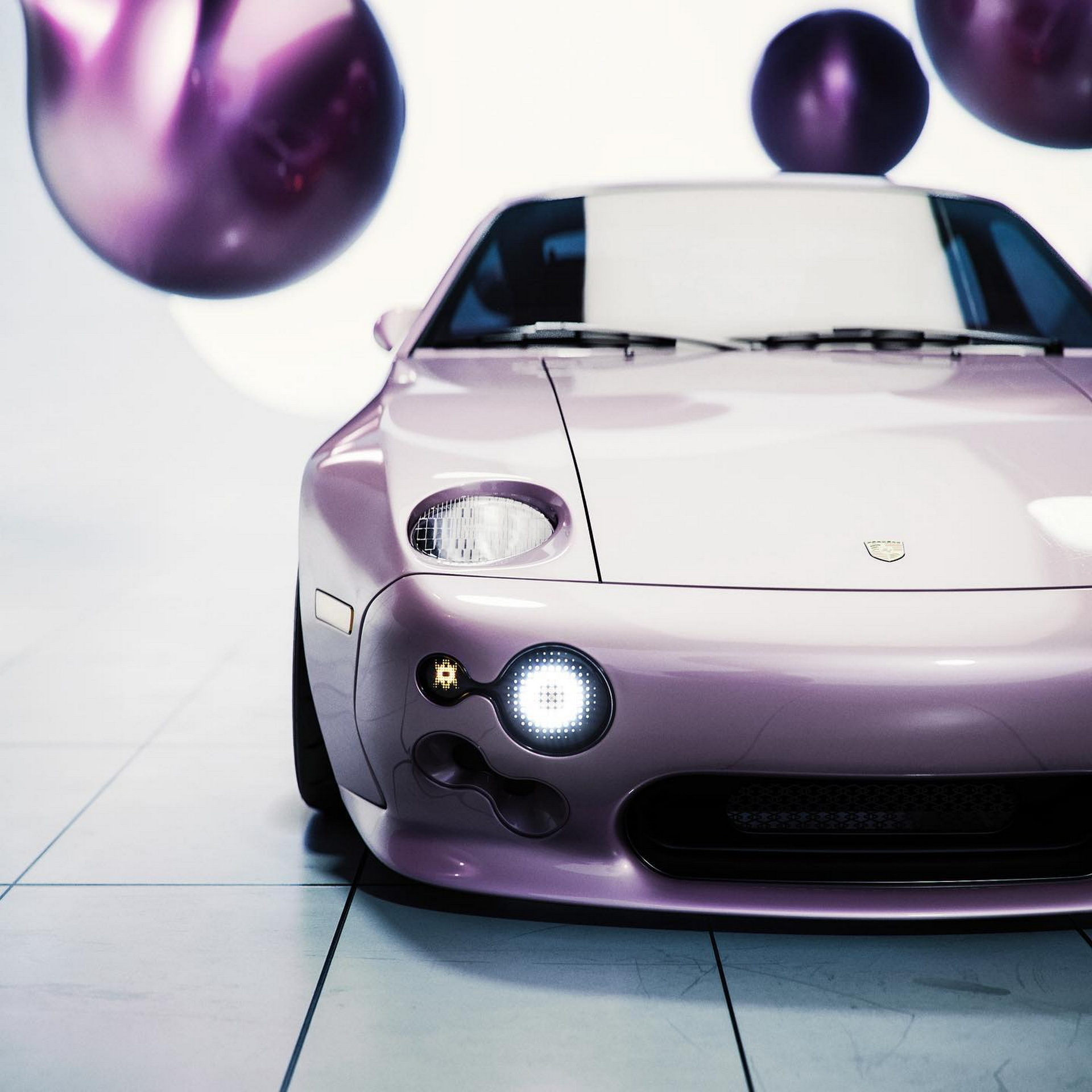 Porsche 928 Reimagined For The Early 2000s With Nebula Art Car