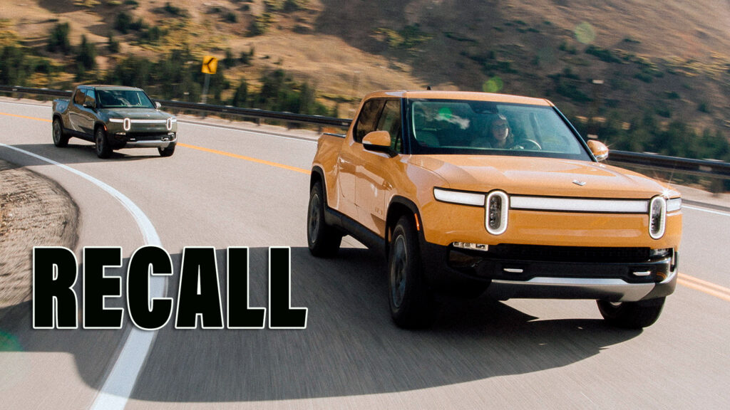  Rivian Recalls Nearly 13,000 Vehicles Because Of Airbag That Might Not Deploy