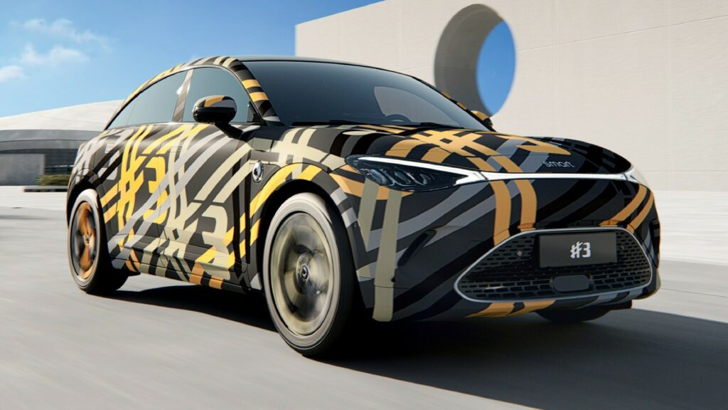  Smart #3 Shows Off Coupe-SUV Bodywork In New Revealing Teasers