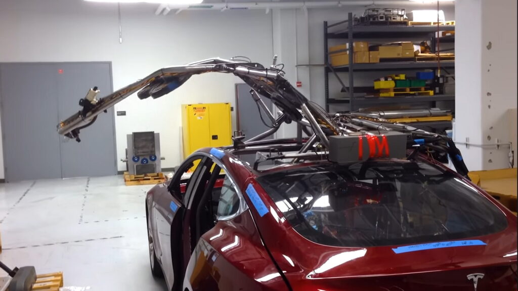  Take A Look At Tesla’s Prototype Falcon Wing Doors