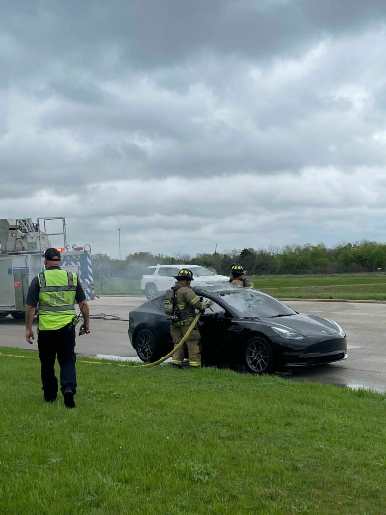 Tesla Model 3 Bursts Into Flames From Inside While Driving On The Road ...
