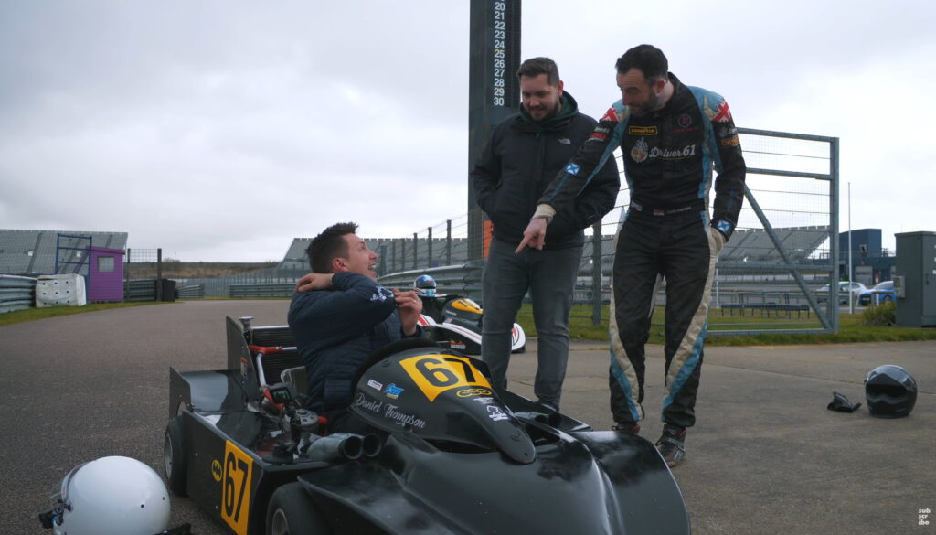 Un superkart de la División 1 da más miedo de conducir que un coche de F1 de los 80