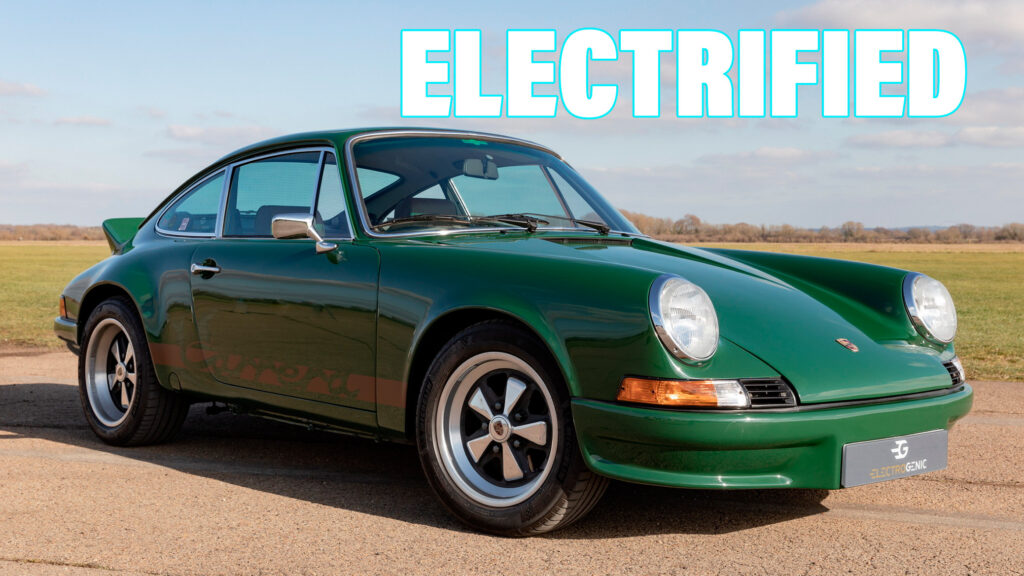  Electrogenic Delivers Its First Plug-And-Play, Reversible Porsche 911 EV Conversion Kit
