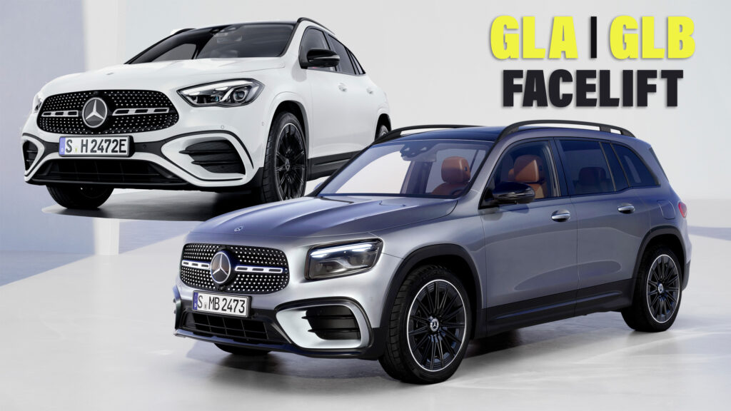  2024 Mercedes GLA And GLB Updated With A Sportier Face And Mild-Hybrid Boost