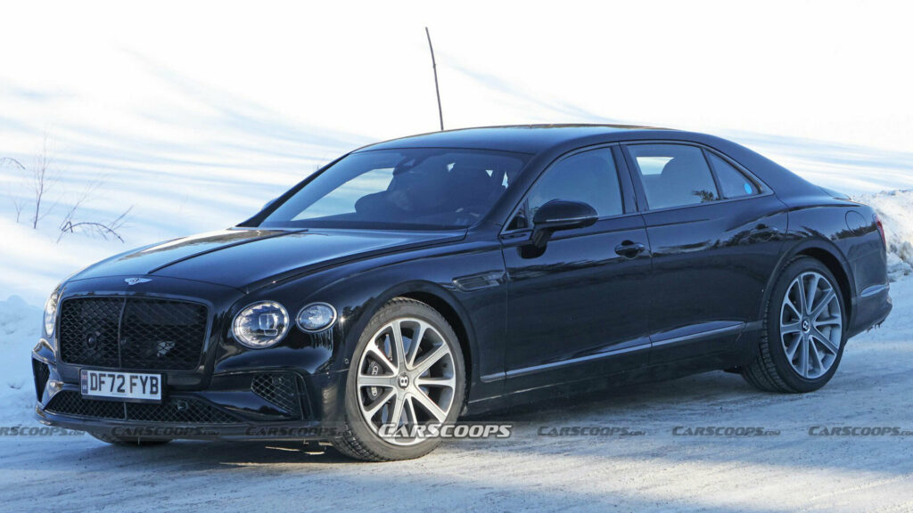Is Bentley Testing A Flying Spur V8 Plug-In Hybrid?